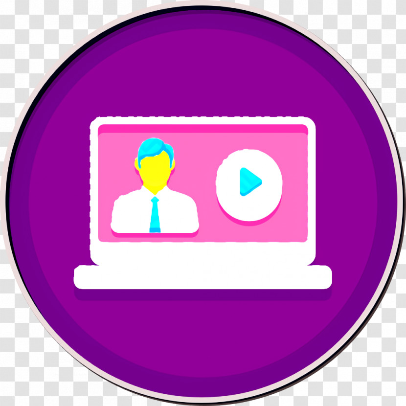 Online Education Icon Webinar Icon Elearning Icon Transparent PNG