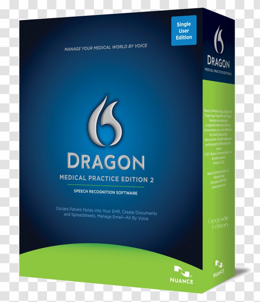 Dragon NaturallySpeaking Nuance Communications Medicine Speech Recognition PowerMic II - Brand - Medical Practice Transparent PNG