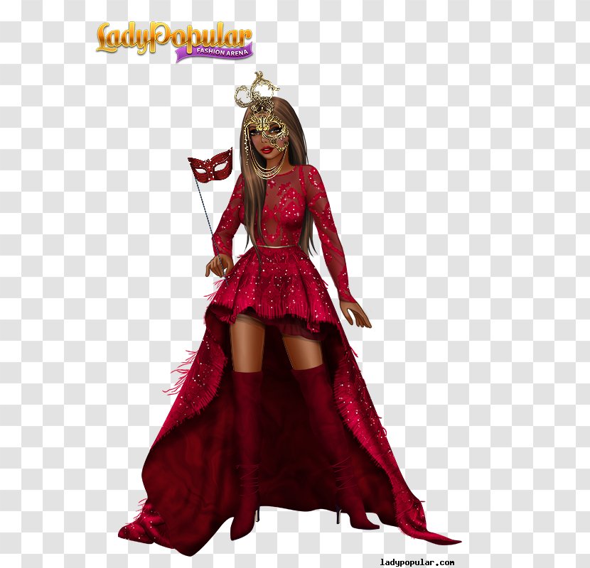 Lady Popular Dress-up Clothing Woman Fashion - Masquerade Ball Transparent PNG