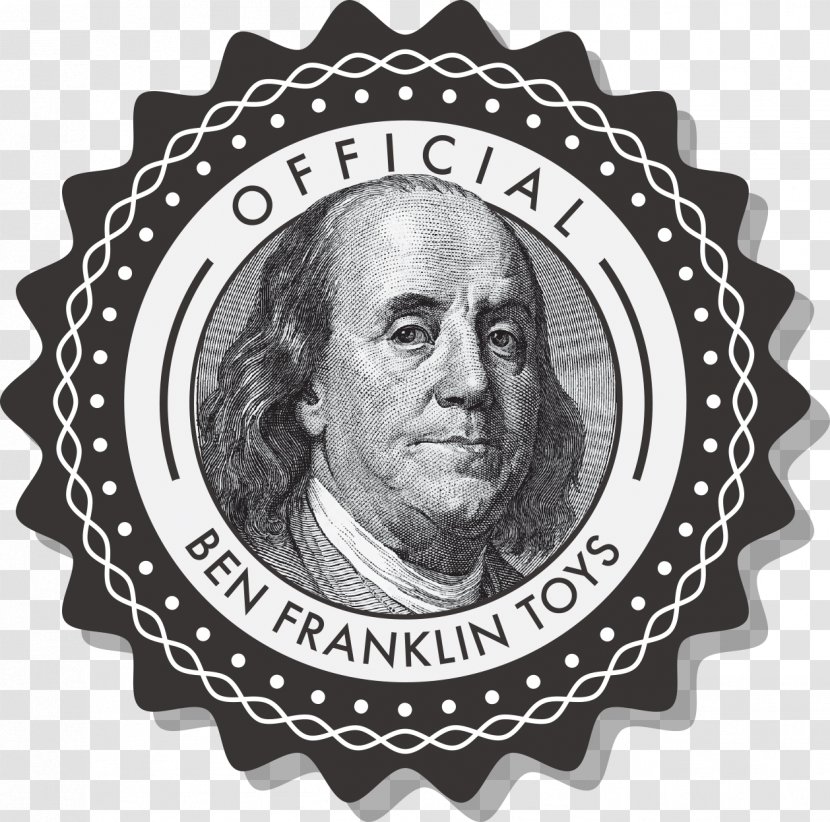 Benjamin Franklin Parkway United States One Hundred-dollar Bill Giphy - Black And White - Ben Transparent PNG