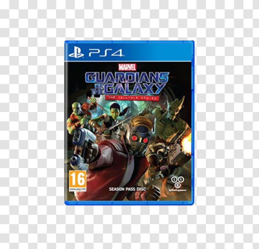 Guardians Of The Galaxy: Telltale Series PlayStation 4 Batman: Rocket Raccoon Drax Destroyer - Playstation - Galaxy Transparent PNG