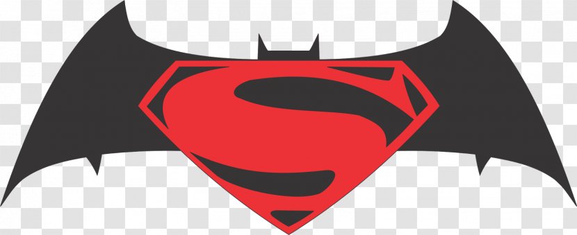 Batman Superman Logo Graphic Design - Watercolor Transparent PNG