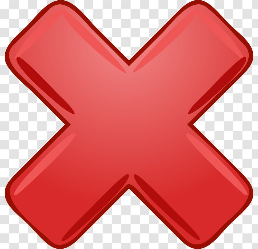 Cross X Mark Clip Art - Pixabay - Multiply Cliparts Transparent PNG