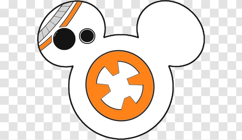 BB-8 T-shirt Mickey Mouse Minnie Iron-on - Star Wars Transparent PNG
