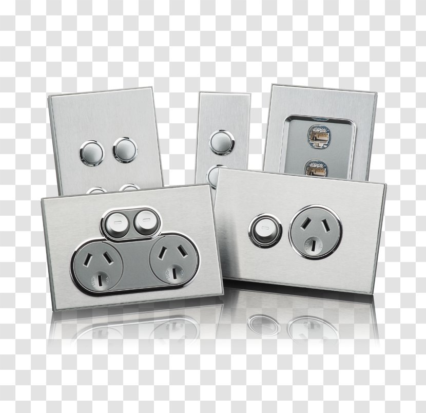 Clipsal Push-button Electrical Switches Dimmer AC Power Plugs And Sockets - Schneider Electric - Ac Transparent PNG