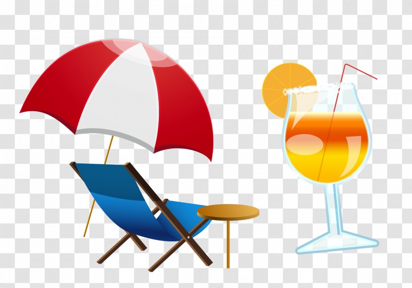 Euclidean Vector Clip Art - Beach - Parasol Transparent PNG