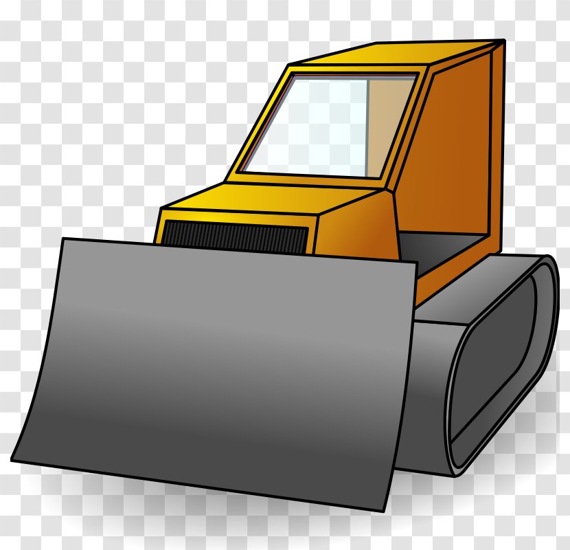 Bulldozer Drawing Architectural Engineering Clip Art - Compact Car Transparent PNG