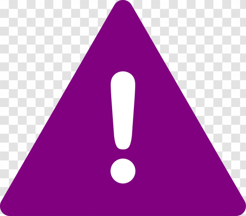 Bristow Public Domain Purple - Scalability - Exclamation Mark Transparent PNG