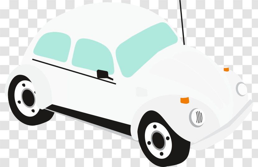 Compact Car Volkswagen Beetle Clip Art - Vehicle Transparent PNG