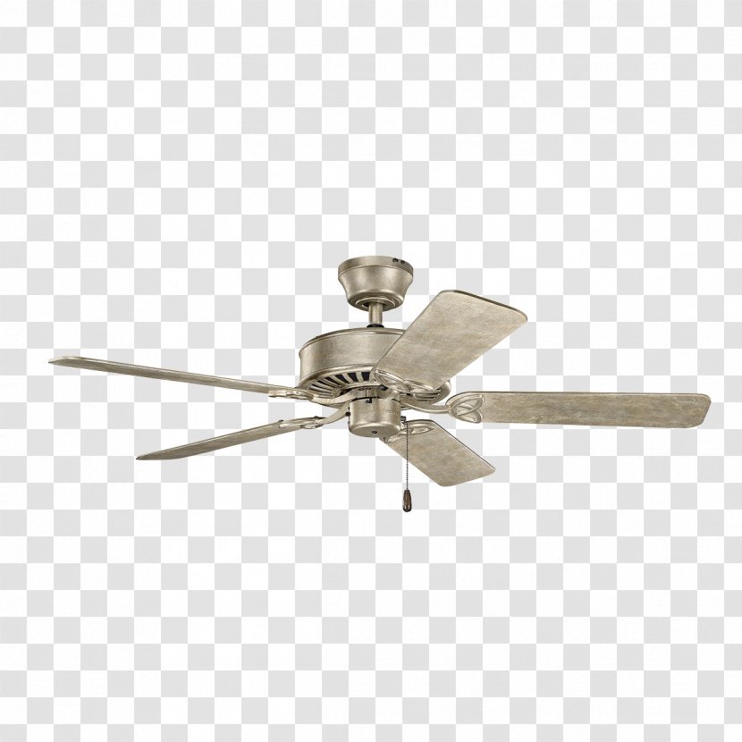 Ceiling Fans Brushed Metal Lighting - Home Appliance - Fan Transparent PNG