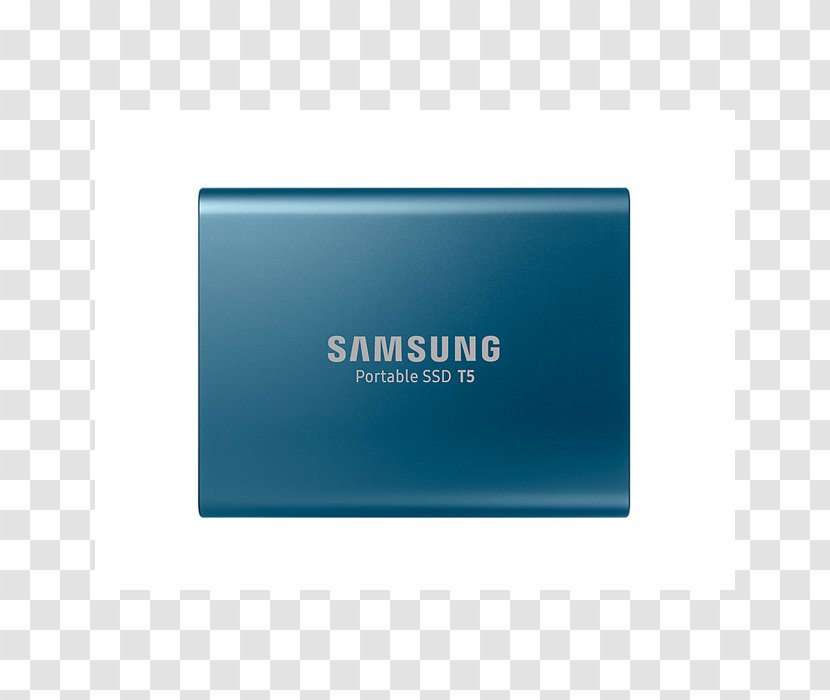 Laptop Samsung SSD T5 Portable Solid-state Drive Hard Drives USB 3.0 - Rectangle Transparent PNG