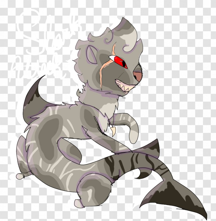 Cat Dog Horse Mammal Canidae - Fictional Character - Shark Attack Transparent PNG