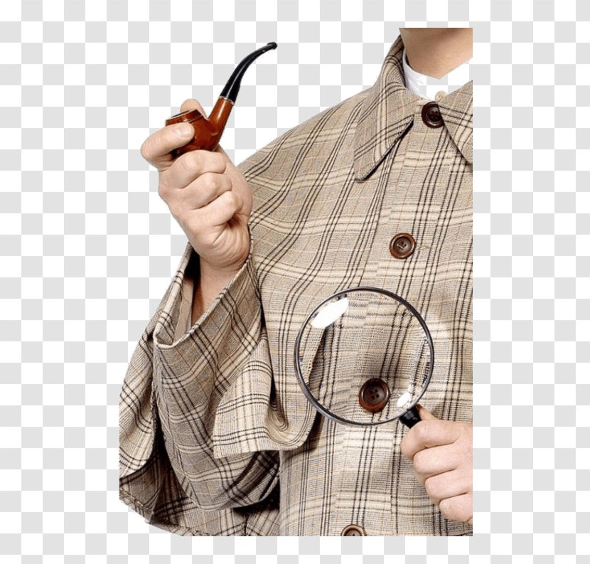 Sherlock Holmes Museum Tobacco Pipe Costume Party - Dress - Cap Transparent PNG