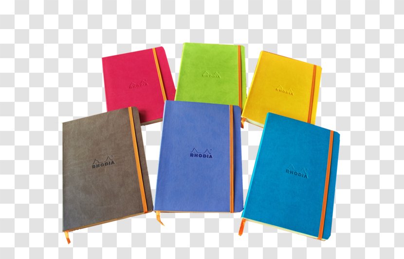 Paper Rhodiarama A6 Lined Notebook Softback Printing - Dotted Transparent PNG