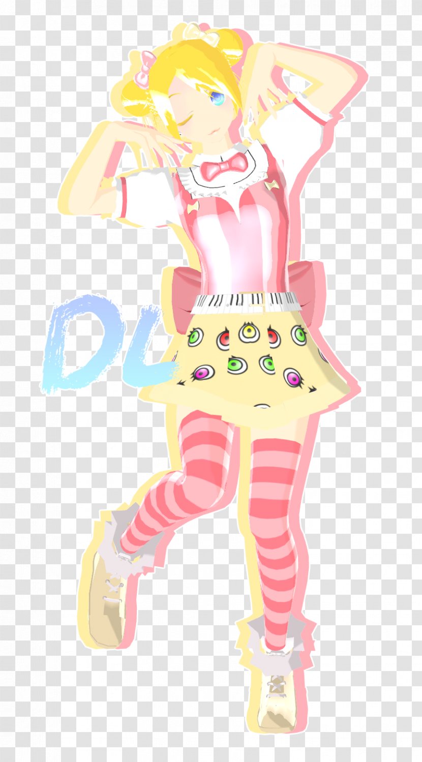 PONPONPON Kagamine Rin/Len MikuMikuDance Model Vocaloid - Ponponpon Transparent PNG