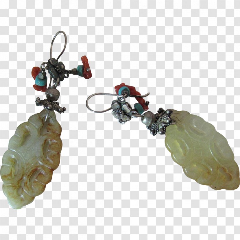 Earring Body Jewellery Gemstone Clothing Accessories - Red Coral - Mutton Transparent PNG