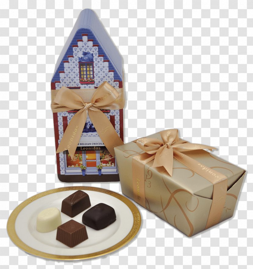 Praline Belgian Chocolate Cuisine Leonidas Box - Biscuits Transparent PNG