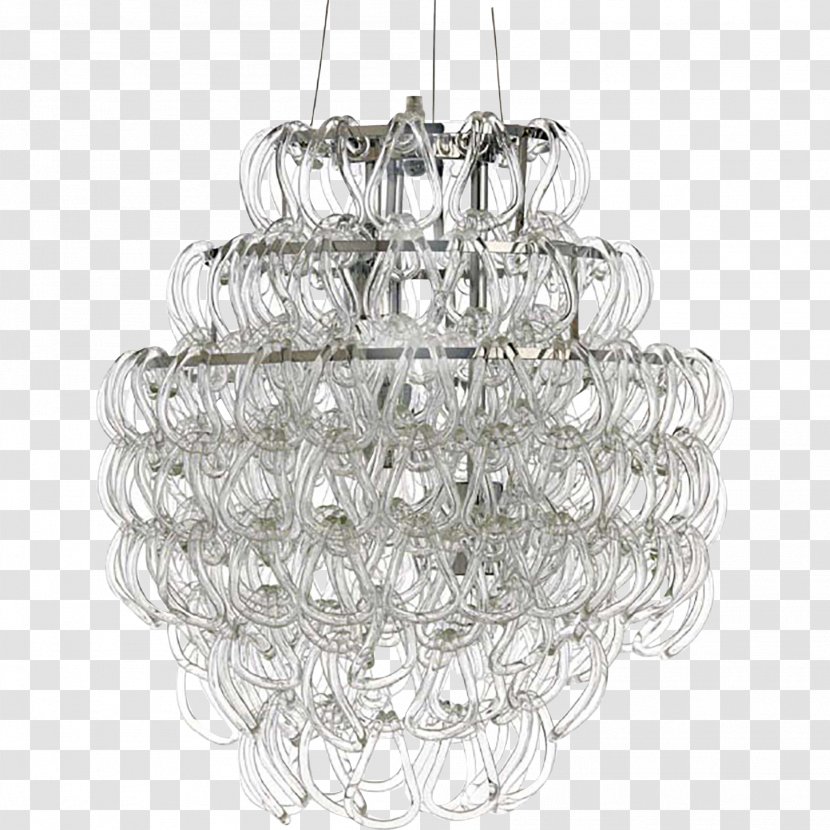 Chandelier Lighting Glass Pendant Light Transparent PNG