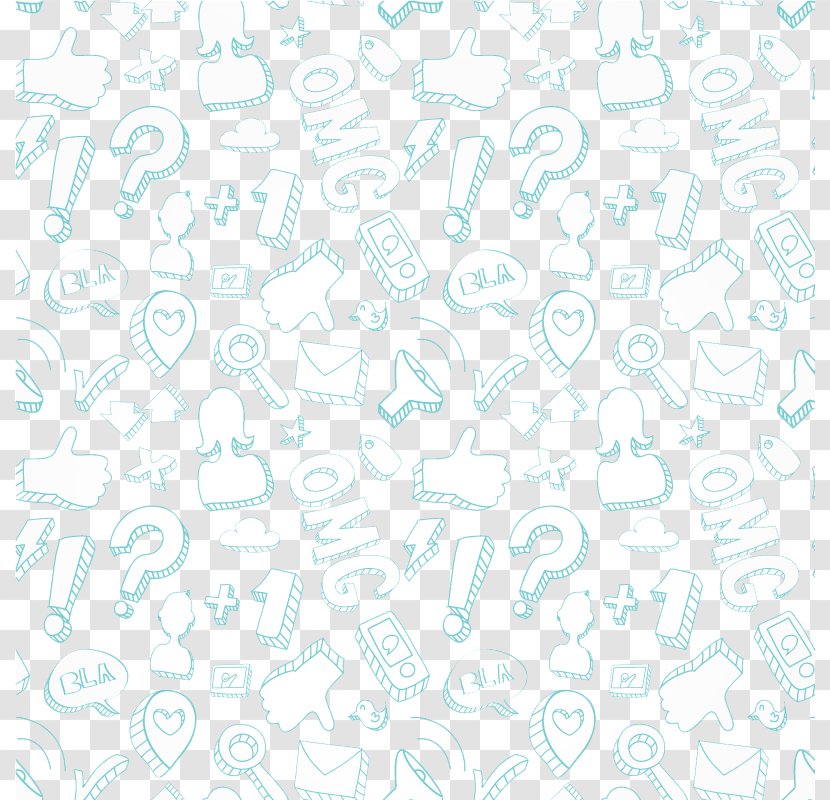 Symbol Download - Texture - Cartoon Seamless Background Transparent PNG