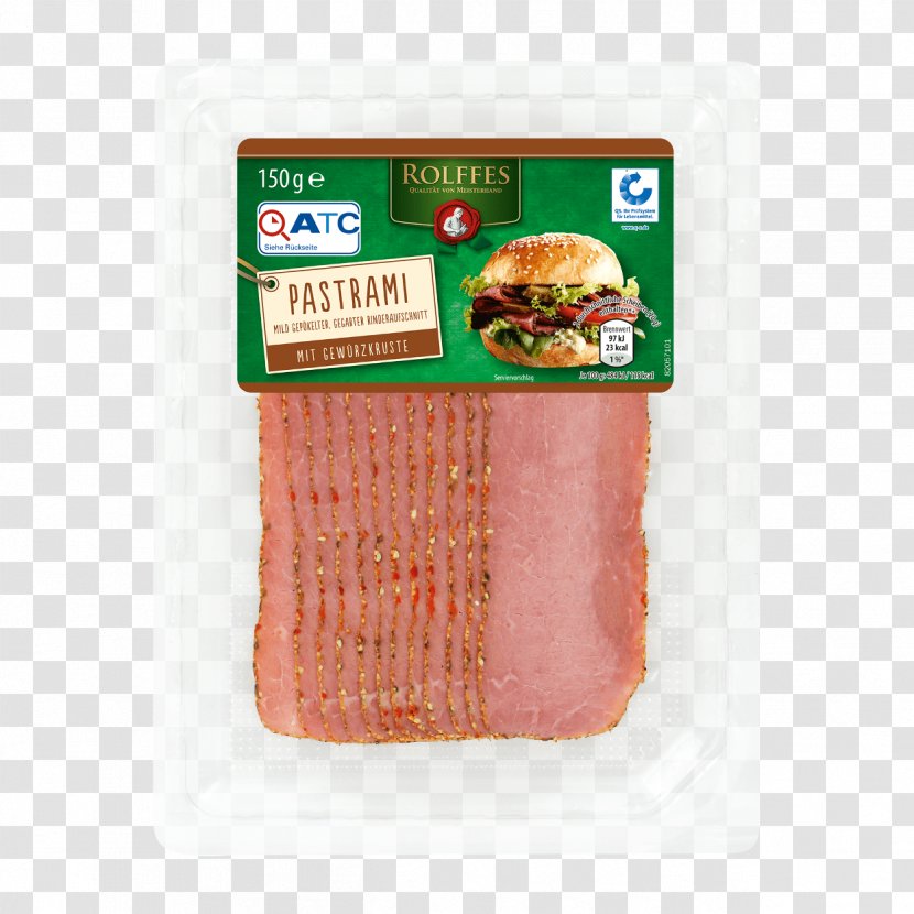 Pastrami Delicatessen Salt-cured Meat Corned Beef Mettwurst - Aldi Transparent PNG