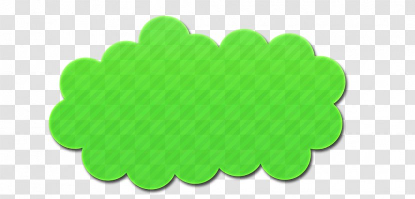 Green Blue Cloud Drawing Transparent PNG