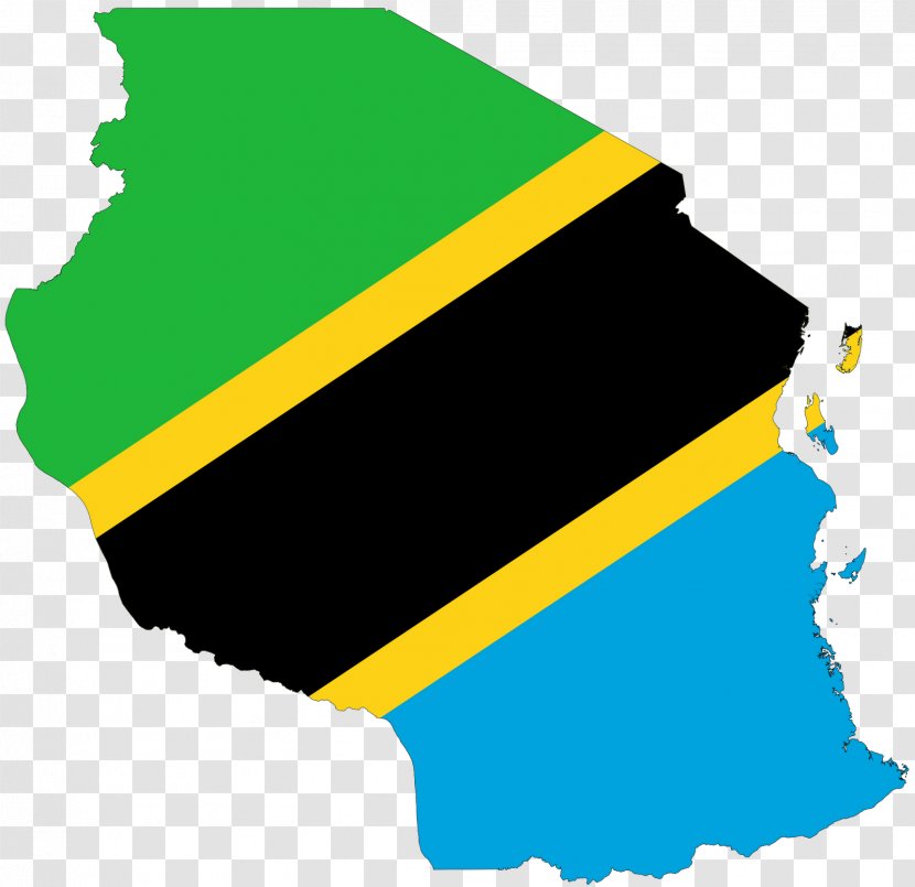 Flag Of Tanzania National Map - Green - Afghanistan Transparent PNG
