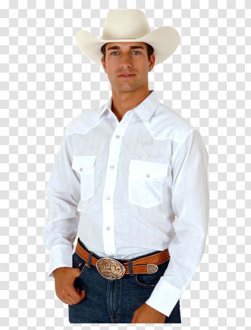 Dress Shirt T-shirt Cowboy Sleeve - Western Wear - WESTERN DRESS Transparent PNG