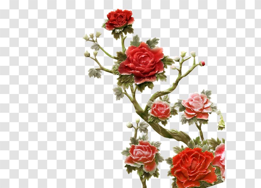 Garden Roses Icon - Flowering Plant - Peony Transparent PNG