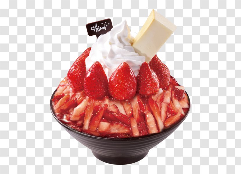 Hakata Station Kakigōri Cafe SULBING TENJIN ソルビン 天神 博多店 - Sundae - Mango Strawberry Transparent PNG