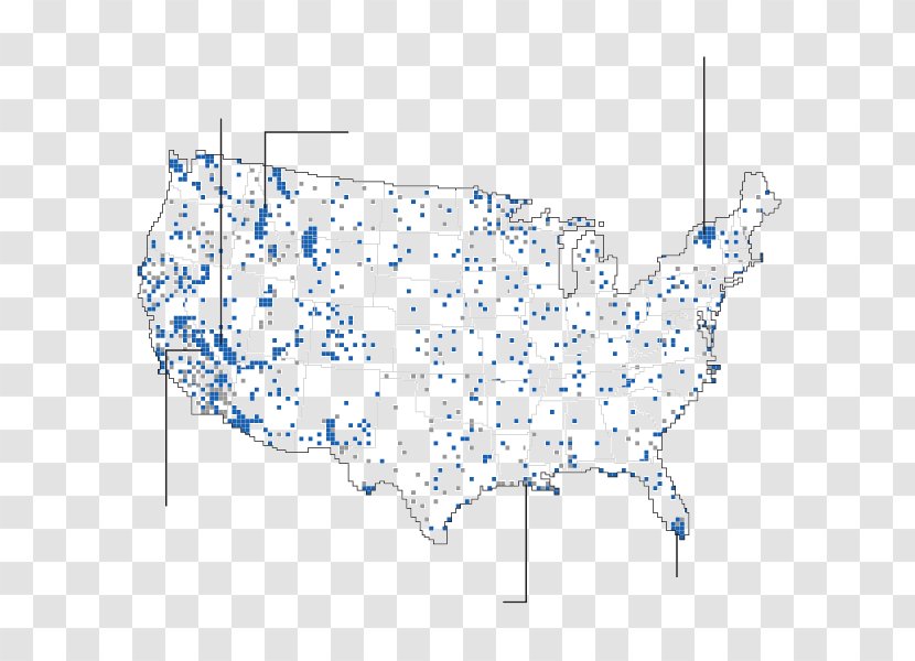 United States Of America Map Agriculture Arable Land Transparent PNG