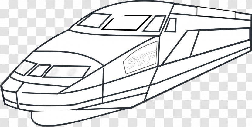 Rail Transport Train Clip Art Line High-speed - Headgear Transparent PNG