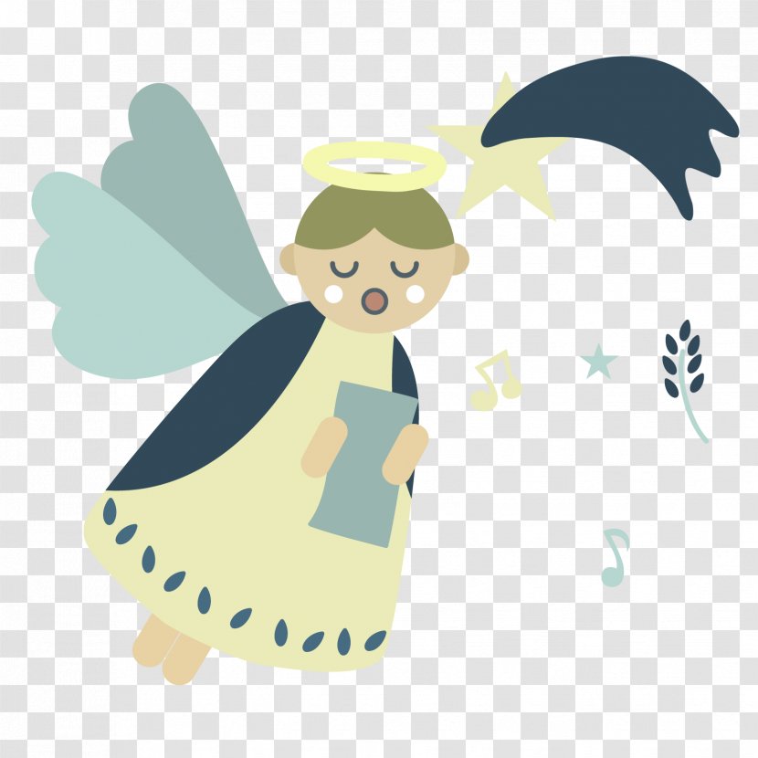 Angel Clip Art - Cartoon Christmas Vector Transparent PNG