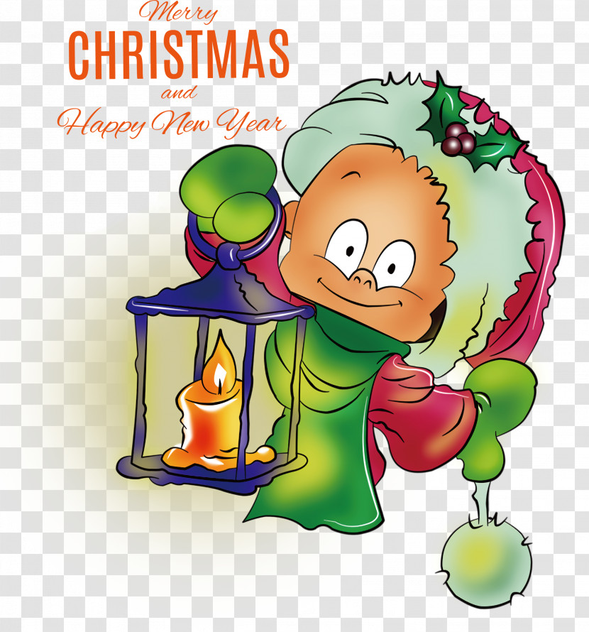 Merry Christmas Happy New Year Transparent PNG