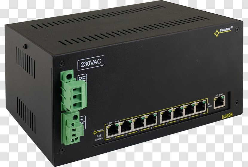 Power Converters Ethernet Hub RF Modulator Network Switch Router - Rail Transparent PNG