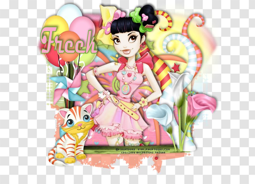 Fairy Pink M Cartoon Flower - Watercolor - Rainbow Dream Transparent PNG