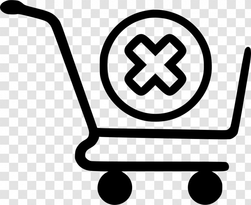 Shopping Cart Online Clip Art Bag - Black And White Transparent PNG