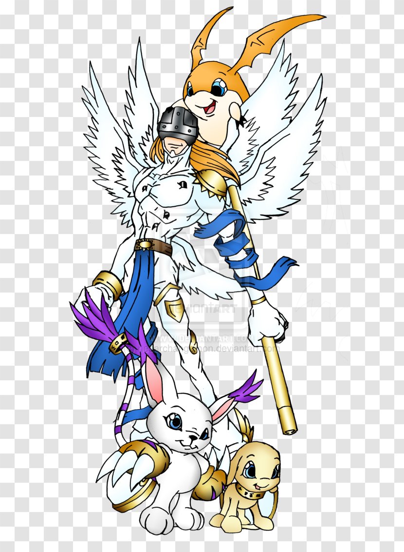 Gatomon Angemon Patamon Agumon Digivolution - Heart - Digimon Transparent PNG