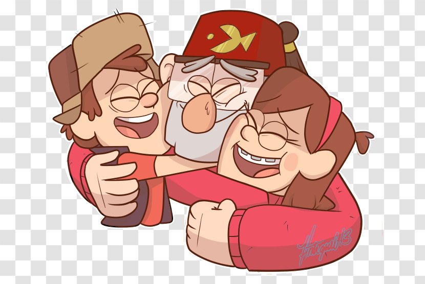 Grunkle Stan Dipper Pines Mabel Gravity Falls Image - Into The Bunker - And Download Transparent PNG