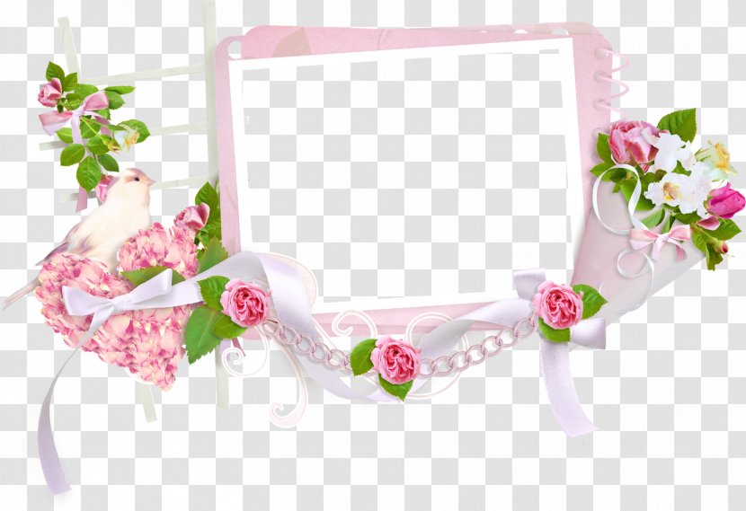 Picture Frames Garden Roses PhotoScape Clip Art - Cut Flowers - Wedding Frame Transparent PNG