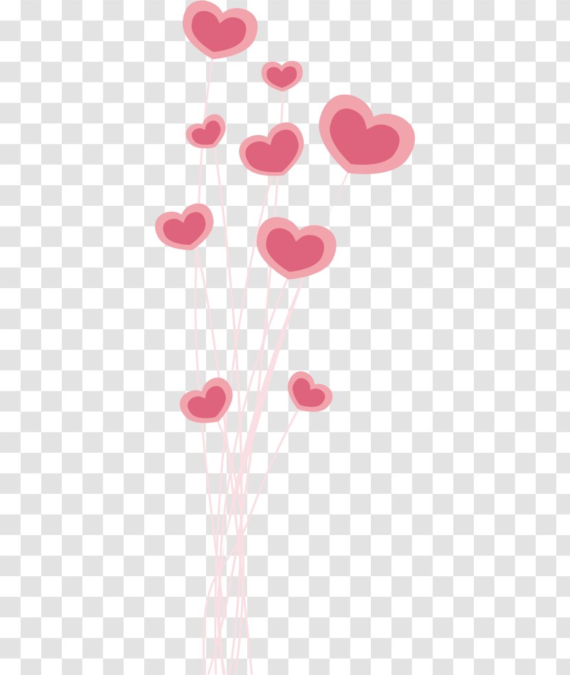 Heart Valentines Day - Heart-shaped Bouquet Transparent PNG