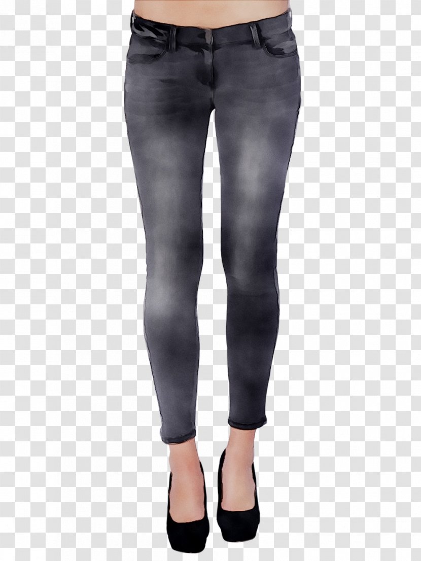 Jeans Denim Waist Leggings - Tights Transparent PNG