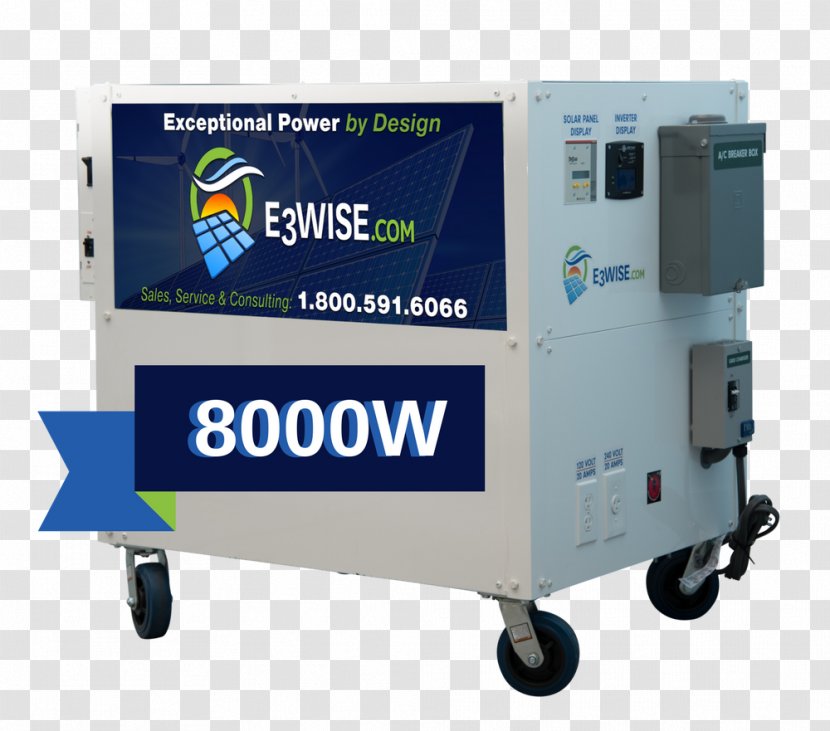 Solar Power Electric Generator Inverter Inverters Watt - Machine Transparent PNG
