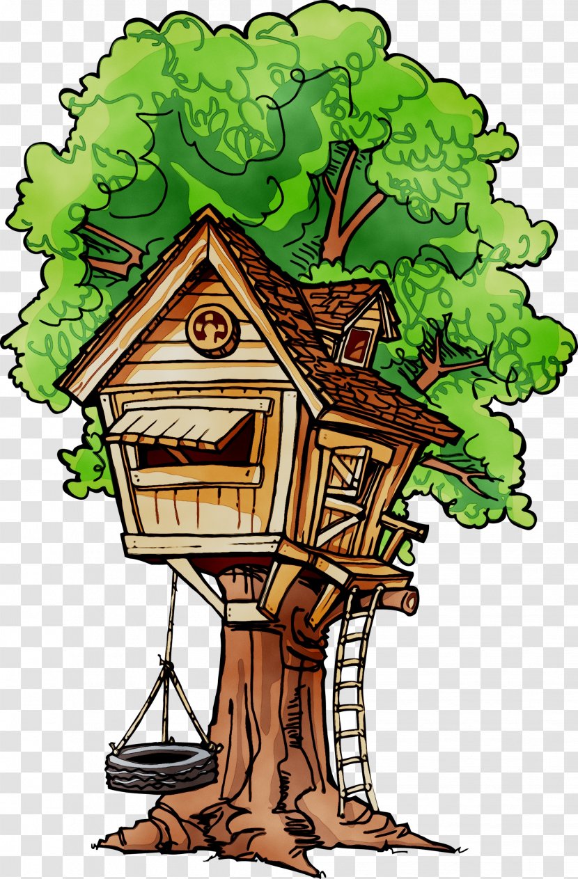 Clip Art Mickey Mouse Tree House Image Illustration - Cartoon Transparent PNG
