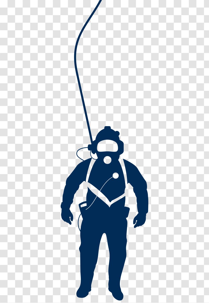 Silhouette Underwater Diving Professional Clip Art - Fictional Character - Deep-sea Transparent PNG
