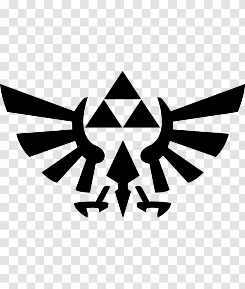 The Legend Of Zelda: Tri Force Heroes Princess Zelda Link's Awakening Ocarina Time - Black And White - Nintendo Transparent PNG