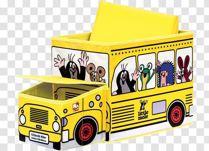 School Bus Double-decker Cardboard Box Toy - Blue Posters Transparent PNG