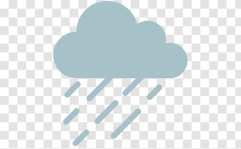 Rain Cloud Emoji Sky Weather - Sms Transparent PNG