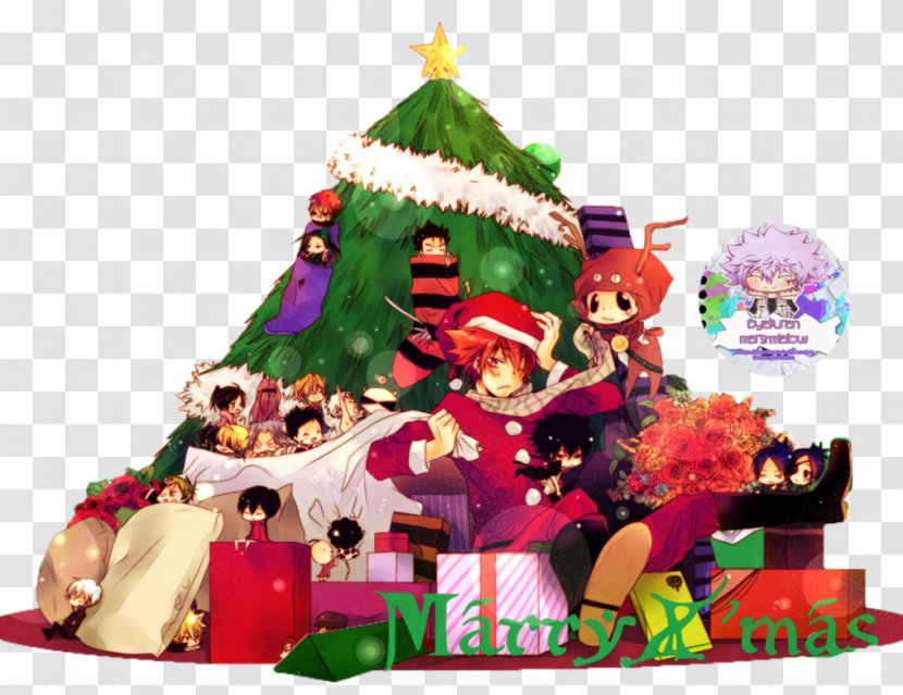 Tsunayoshi Sawada Reborn! Christmas Ornament - Silhouette - Reborn Transparent PNG