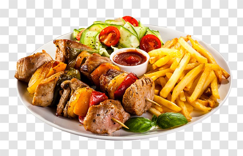 Shish Kebab Barbecue Mediterranean Cuisine Hamburger - Pincho - Burgers Transparent PNG