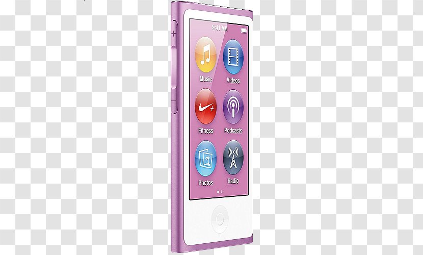 IPod Touch Apple Nano (7th Generation) Multi-touch - Magenta Transparent PNG